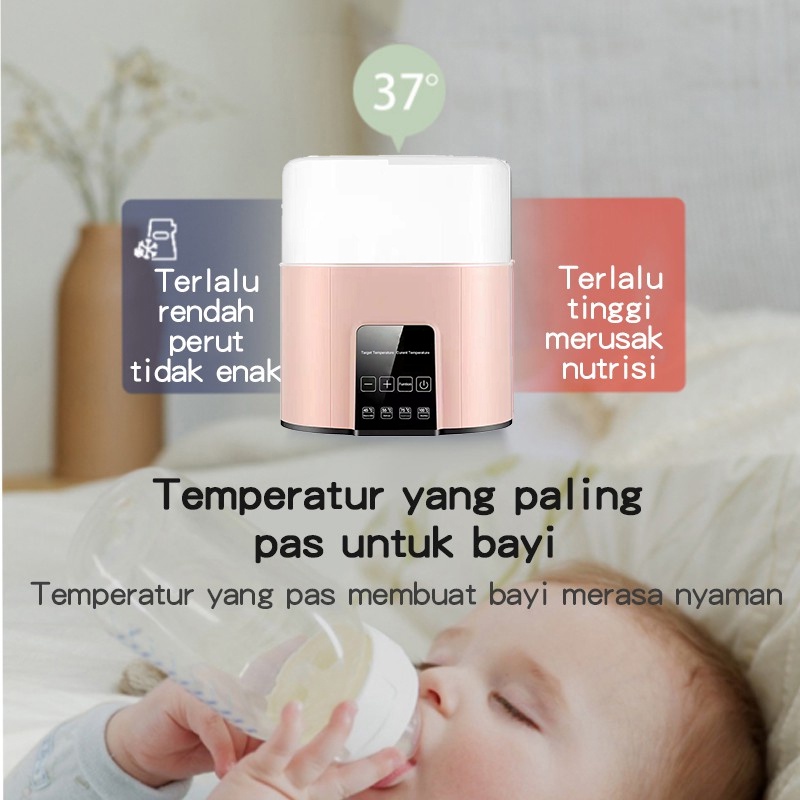 Baby Safe Twin Bottle Warmer Sterilizer LCD Display (penghangat susu dan makanan bayi) / Alat Steril Botol/Dua Dalam Satu