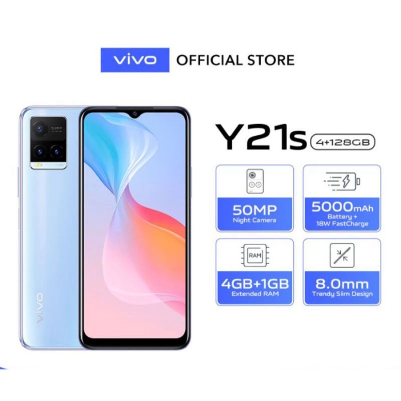 VIVO Y35 RAM 8/128 GARANSI RESMI VIVO INDONESIA