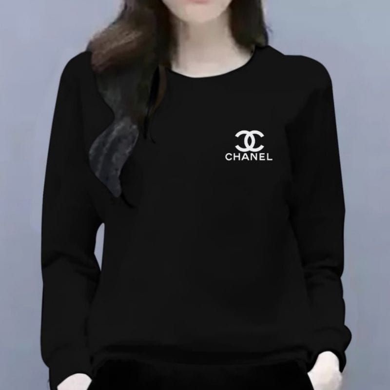 Baju lengan panjang wanita Logo Cnl keren bahan adem bagus / kaos kekinian