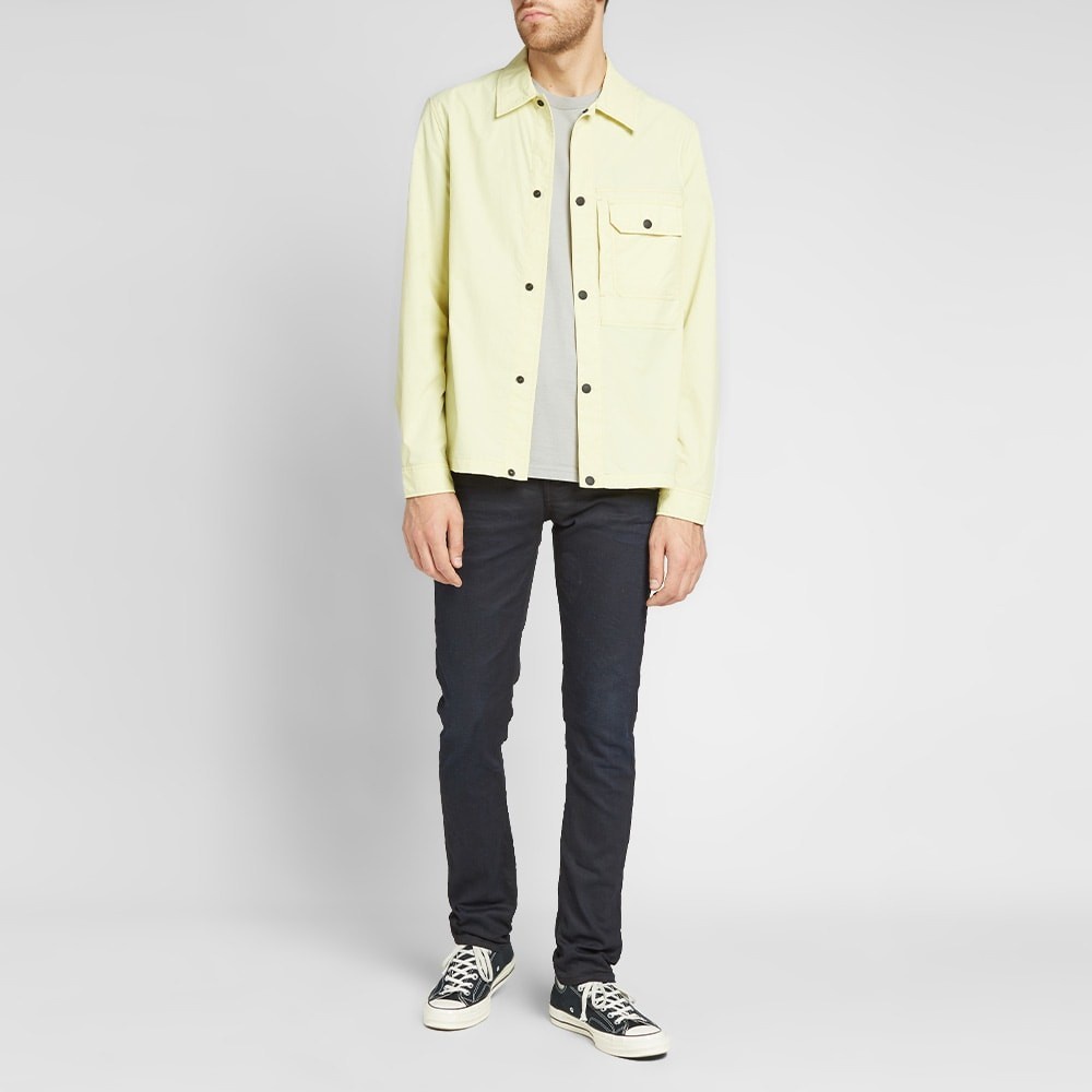 Nudie Jeans Thin Finn Worn Black Coated