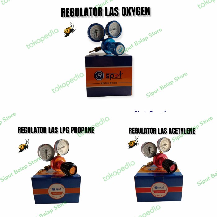 [COD] Regulator Las Oxygen Lpg Acetyline Oksigen Lpg Asitilin Pengelasan - Acetylene / Perlengkapan 