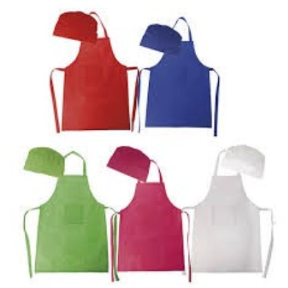 Celemek Anak / Apron Anak Murah TANPA TOPI di Leher Ada Adjust Untuk Besar kecilkan Tali