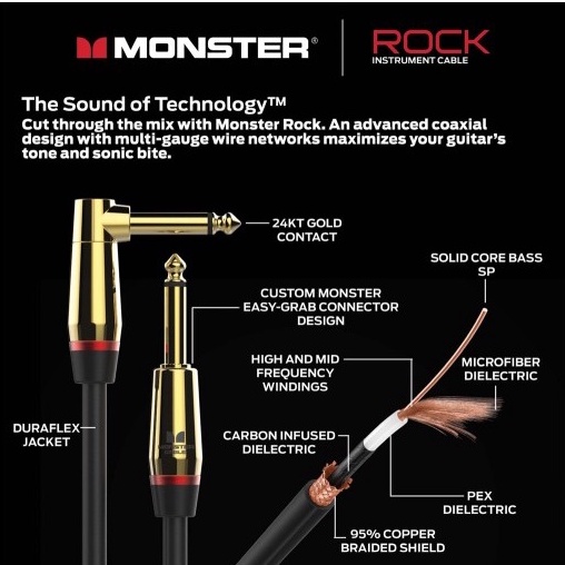 Monster Prolink Rock Instrument Cable ( MONSTER CABLE )