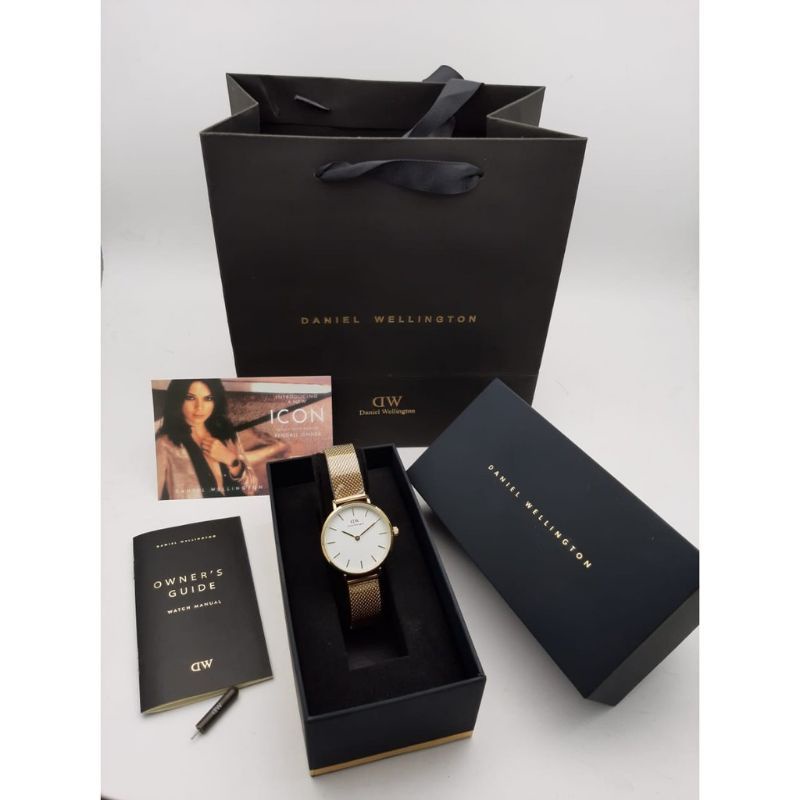 JAM TANGAN DW FASHION WANITA FULL SET ACC + BOX ORI + PAPERBAG / JAM TANGAN WANITA DW / FASHION WANI