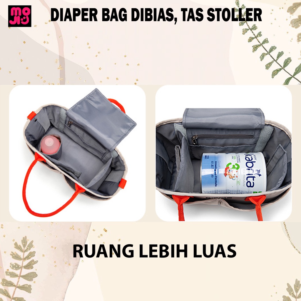 Diaper Bag DIBIAS / Tas Popok Bayi / Tas Bayi / Tas Stroller Kereta Bayi IMPORT