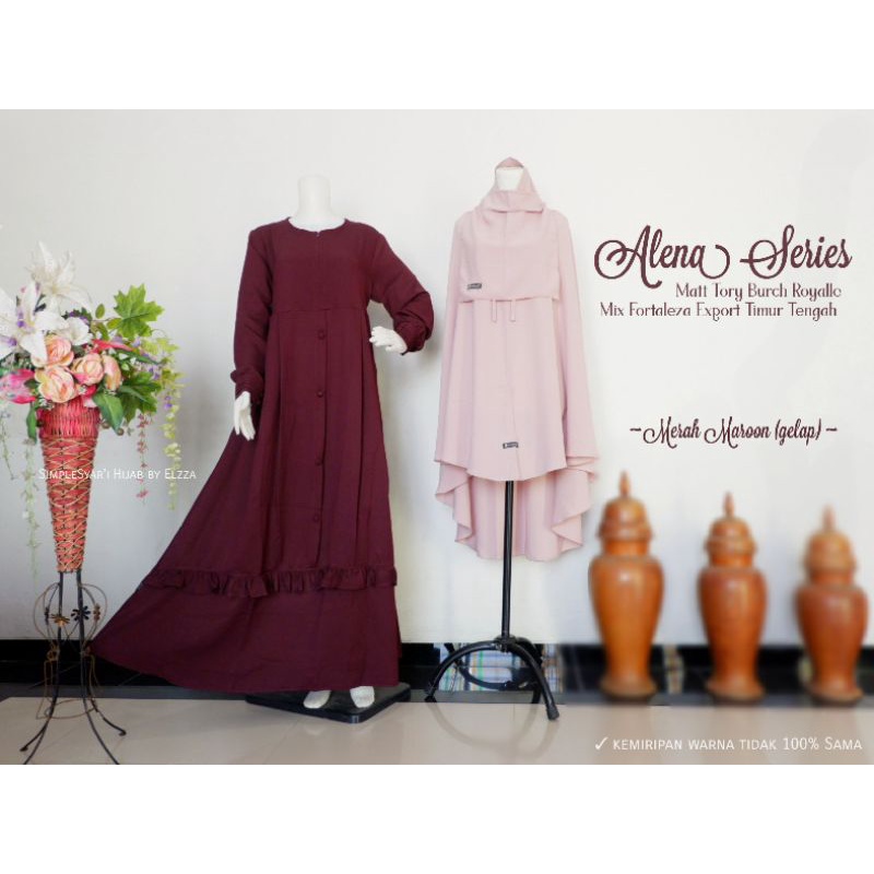 SS HIJAB ALENA SERIES (SET GAMIS)