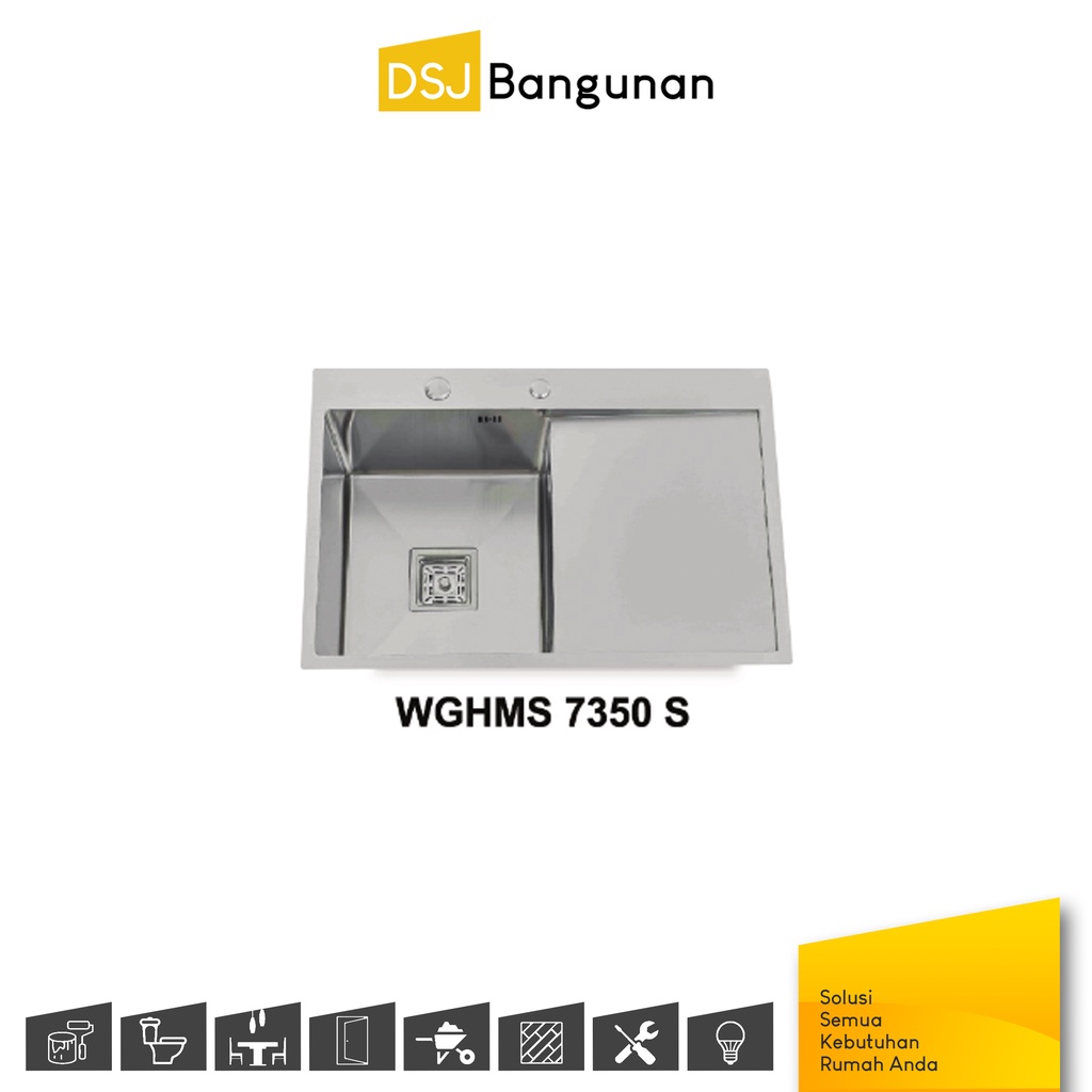 Wegen WGHMS 7350 S Kitchen Sink / Bak Cuci Piring