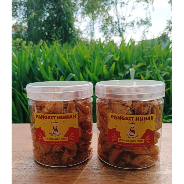

PANGSIT HUHAH 150GR / PANGSIT GORENG PEDAS / PANGSIT KRIUK DAUN JERUK