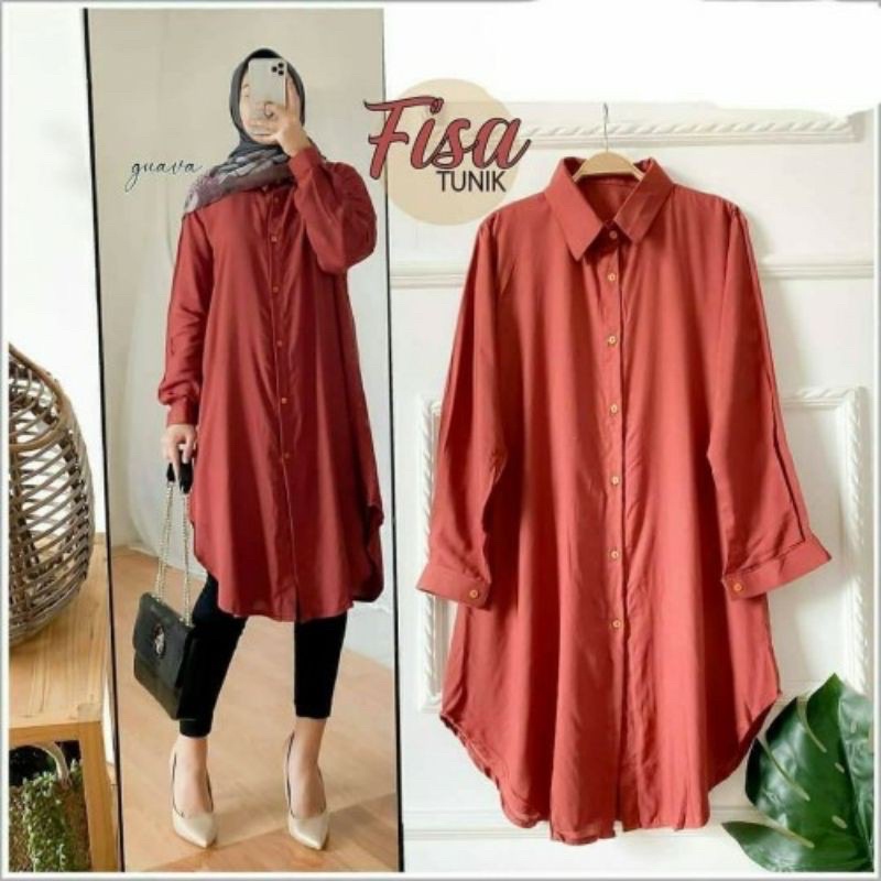 FISA TUNIK  XXXXXL BIGSIZE LD140 Basic super jumbo Rayon viscose Ori premium  Adem ORIGINAL berlebel