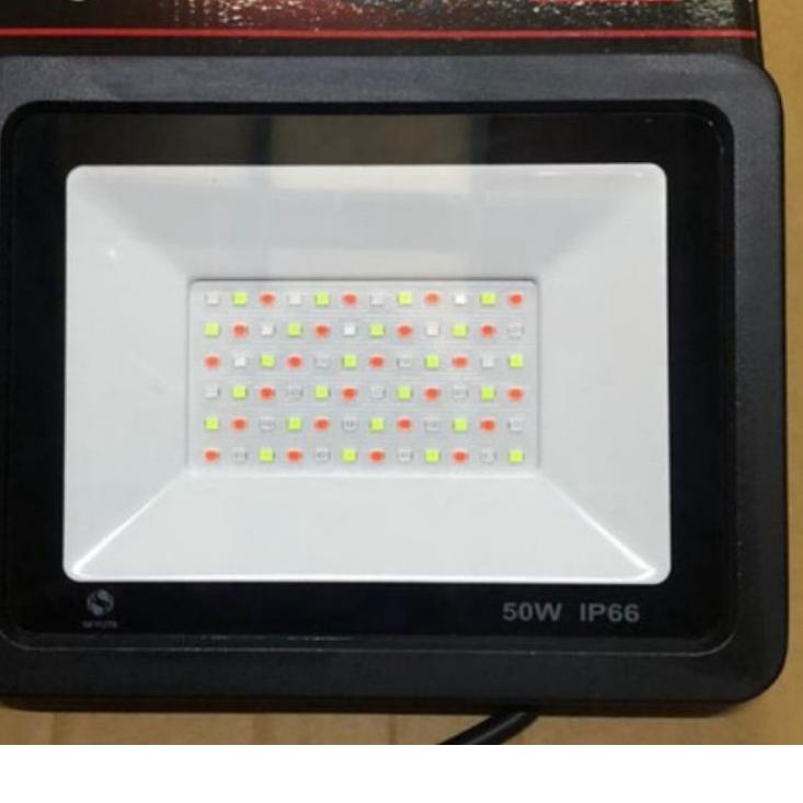 ホ Lampu Sorot RGB Warna Warni 50 Watt / 100 Watt Bodi Besar Berkualitas