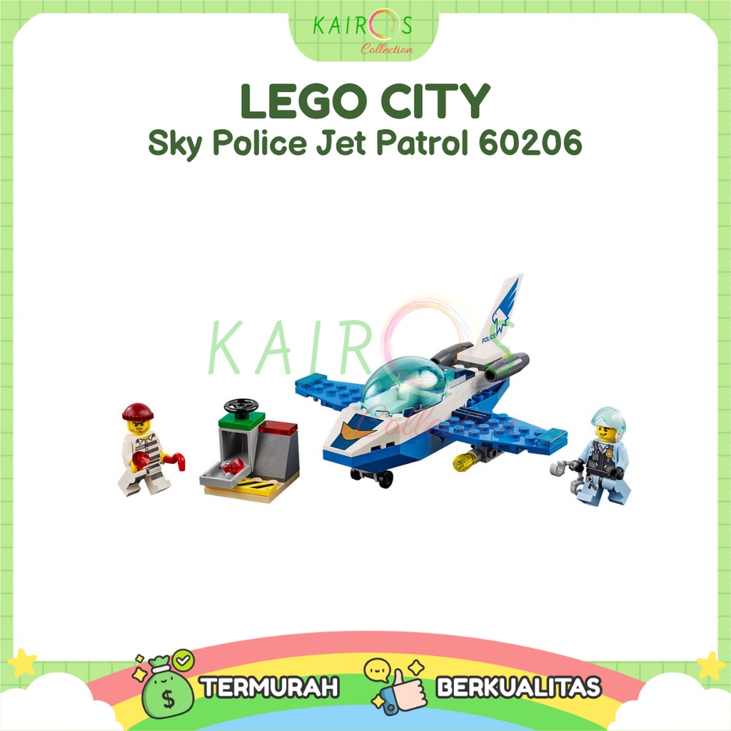 Lego City Sky Police Jet Patrol 60206