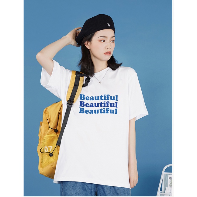 Kaos Oblong Wanita Warna Putih/Atasan Oversize Wanita/Kaos wanita T-shirt Import (realpict)