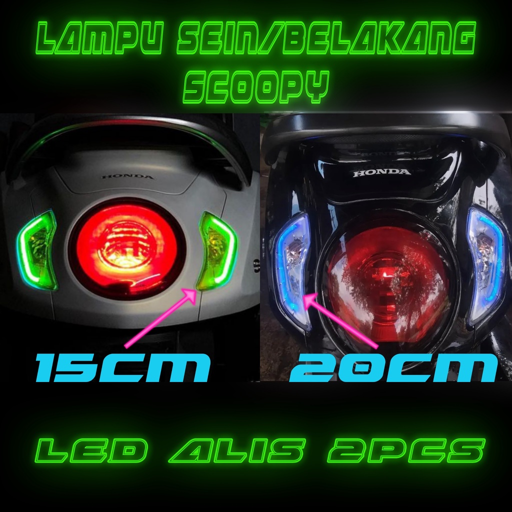 LAMPU SEIN SCOOPY LAMPU BELAKANG / LAMPU ALIS / DRL / KUPING SCOOPY