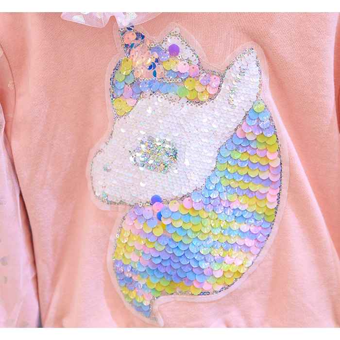 SSP78-Setelan Set Anak Perempuan Super Unicorn+Jeans