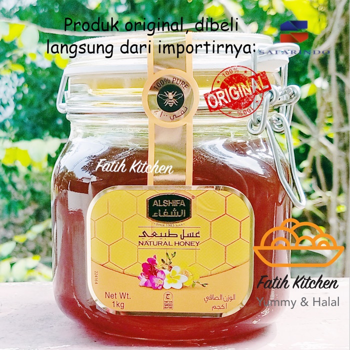 

Madu Al Shifa Asli 1 kg Natural Honey Import Arab Asifa