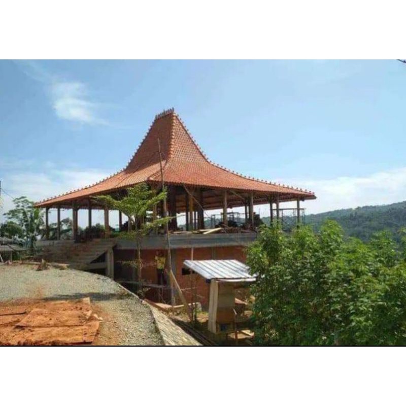 Jual Rumah Joglo Pendopo Kayu Jati Shopee Indonesia