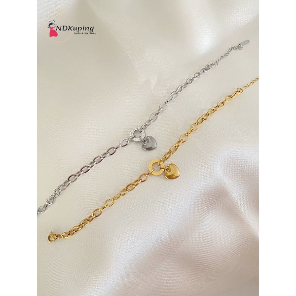 Gelang Rantai Dewasa Titanium Fashion Perhiasan Simple Dan Cantik N20102201