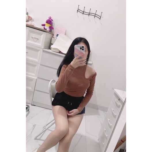 Lisa knit 2 | atasan crop knit lengan panjang | top fashion rib lengan panjang wanita | croptop fashion korean wanita | aquarius boutiqu89