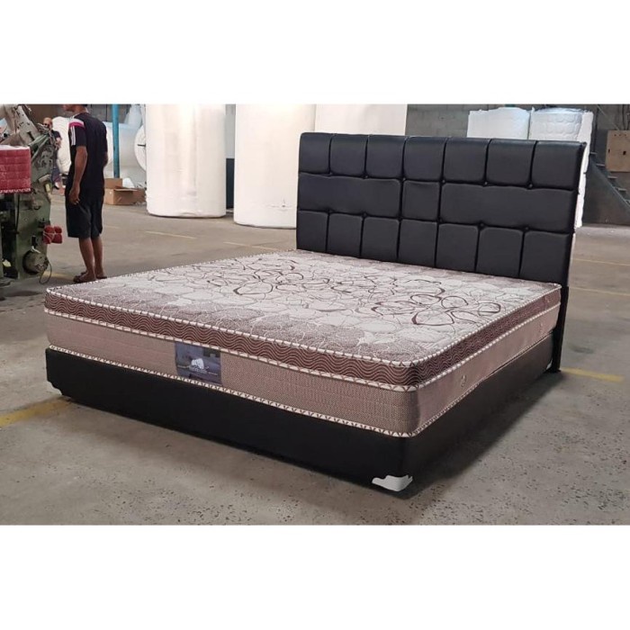 Springbed Fullset Tempat Tidur Bearland by Olympic type Grizz Ekonomis