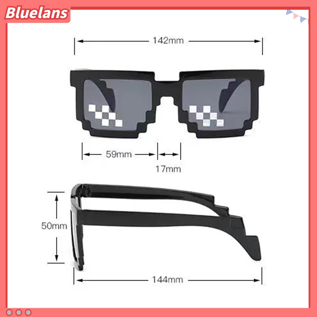 Bluelans Sunglasses Mosaic Design Party Prop Cool Party Prop Sunglasses