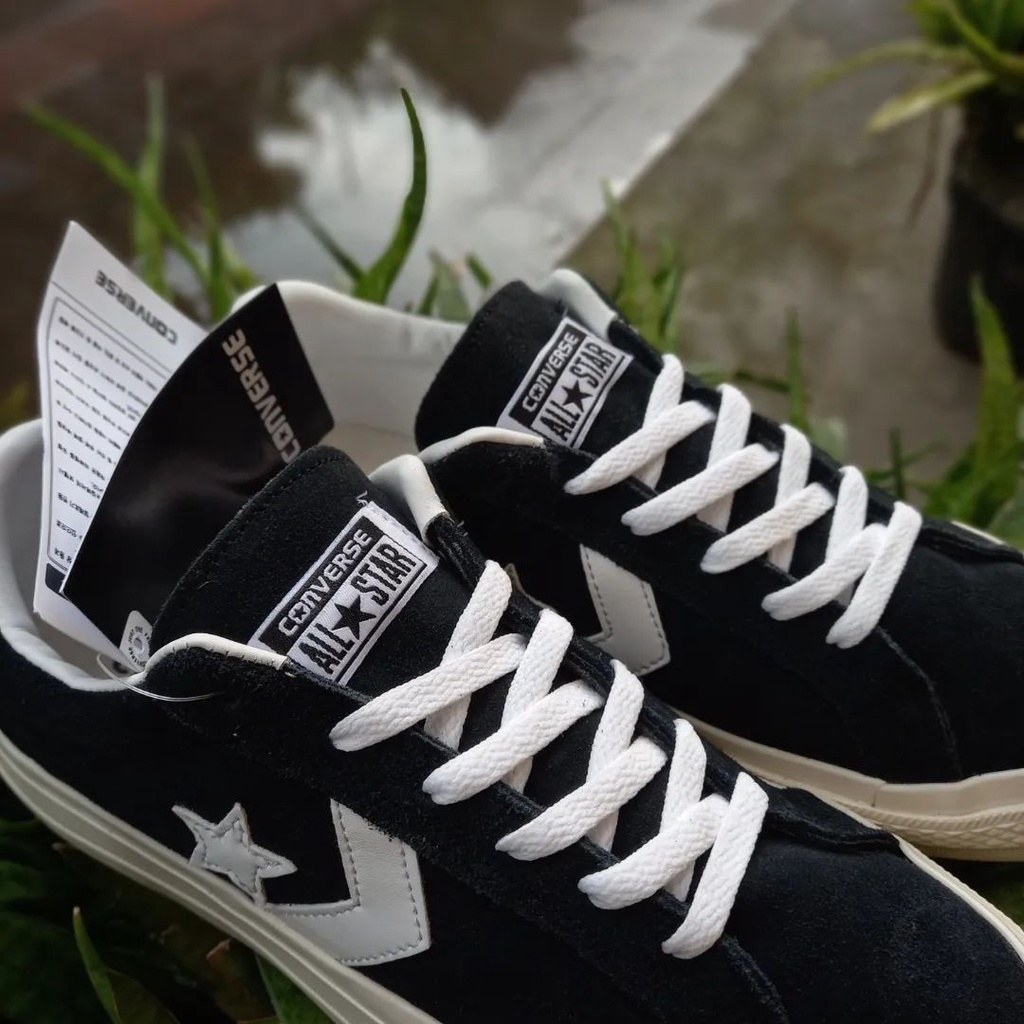 SEPATU IMPOR CONVERSE STAR PLAYER BLACK HITAM PREMIUM BLACK SNEAKERS SEKOLAH KERJA KULIAH