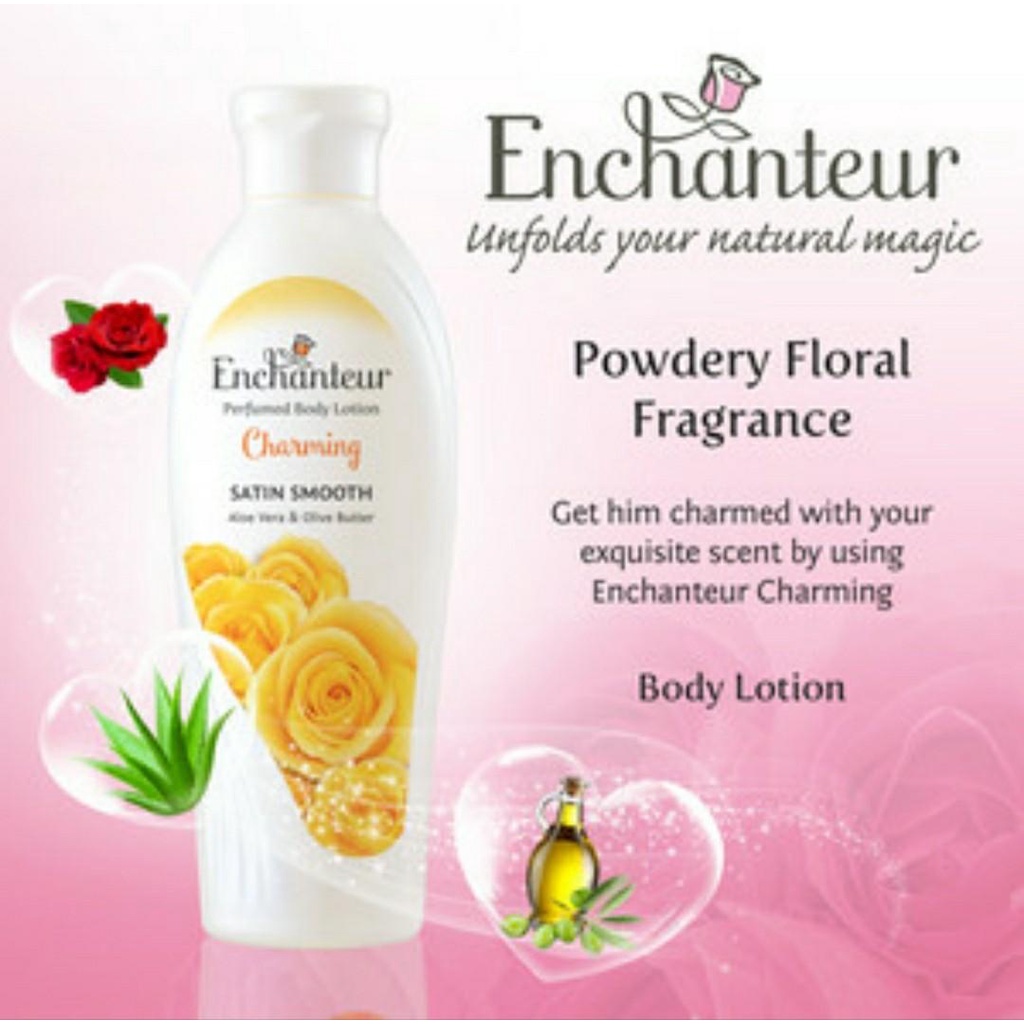 ★ BB ★  Enchanteur Perfumed Body Lotion 100ml - 400ml