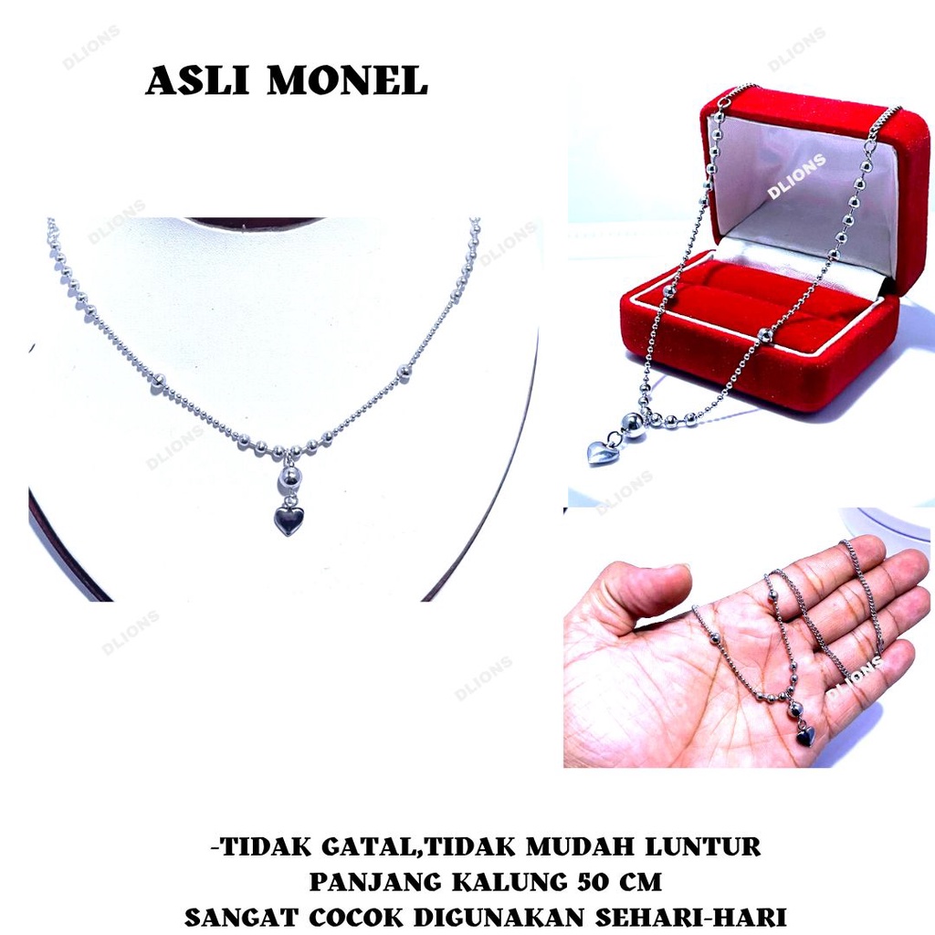 KALUNG BAJA PUTIH ASLI,KALUNG WANITA ANTI KARAT,KALUNG WANITA MONEL,KALUNG MONEL