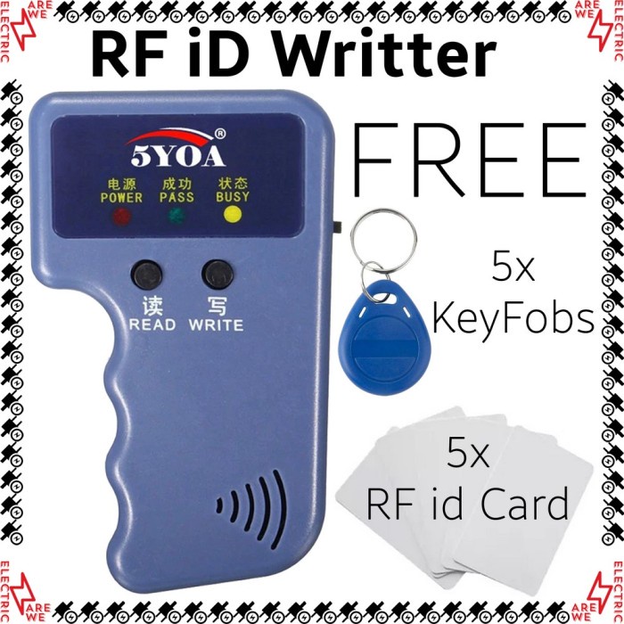 

Termurah Duplikat Kartu 125Khz Handheld Rfid Card Copier/Reader/Writer Program
