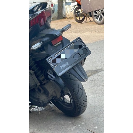 cover plat nomor motor - Tutup plat nomor motor standar 1 set