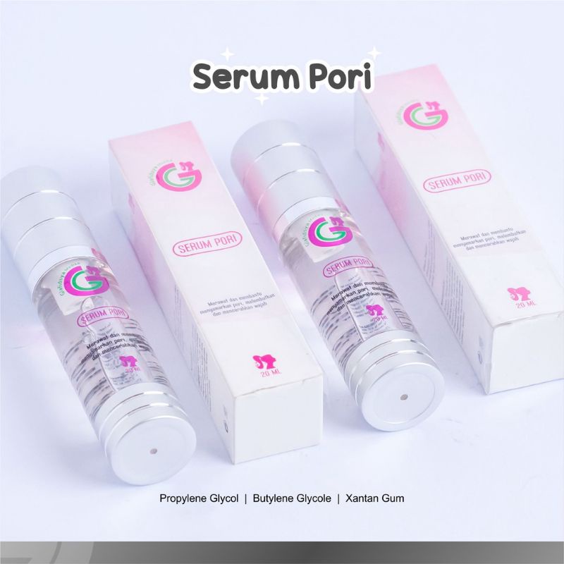 SERUM PORI GLAFIDSYA GLOW GLAFIDSYA OFFICIAL STORE SKINCARE DR. REZAGLADYS