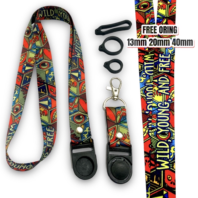 WYAF LANYARD GANTUNGAN FREE ORING 3PCS