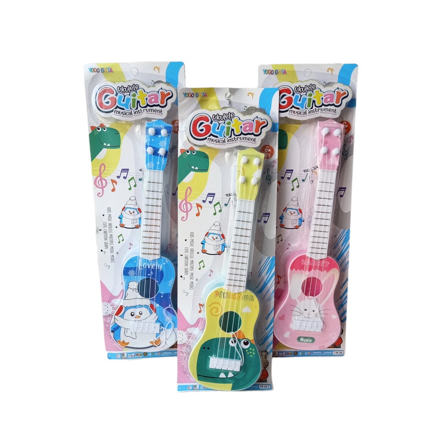 PROMO SPESIAL - Kado Anak Musik Gitar Ukulele YE26 Mainan Guitar Musical //BABY TOYS//MAINAN MONOTORING ANAK//MAINAN ANAK MURAH MERIAH