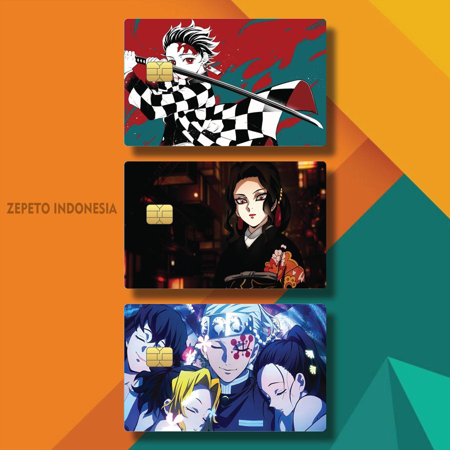 61-80 STICKER CARD ANIME MANGA KIMETSU NO YAIBA TZF5I/1OBCN/ STIKER KTP ANIME KARAKTER KIMETSU NO YA