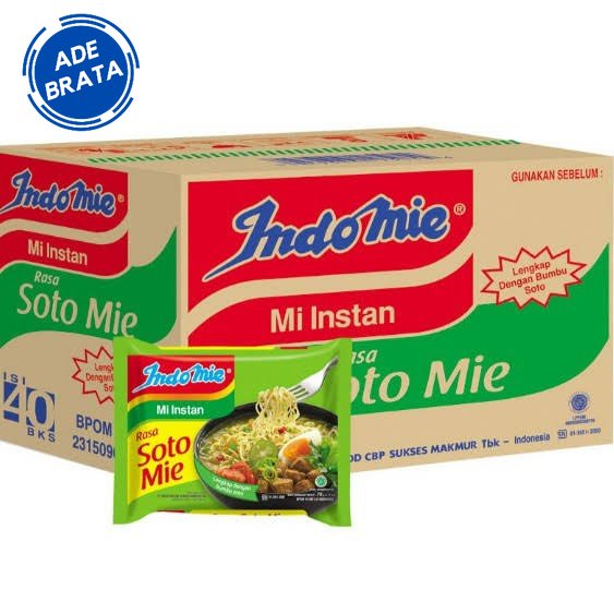 

harga indomie soto 1 dus 40 pcs murah