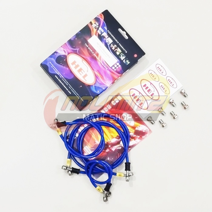 Selang Rem HEL Infinit Racing Biru CBS Honda ADV PCX 150 160 Vario 160