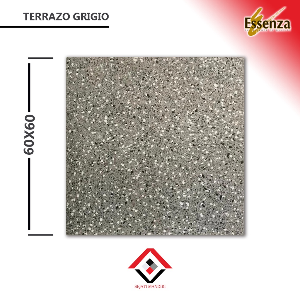 

Granit 60x60 - Motif Teras - Essenza Terrazo Grigio