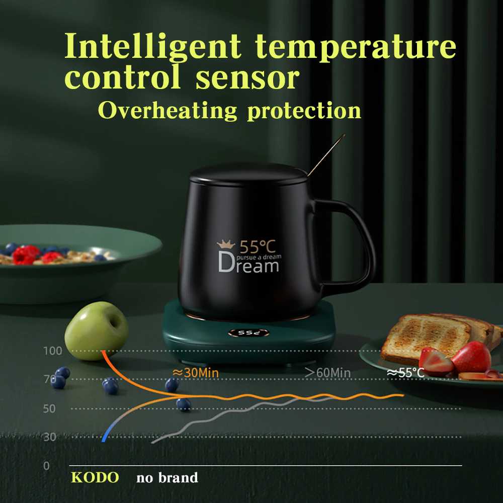 KODO Pemanas Gelas Kopi Coaster Coffee Cup Warmer Heating Pad - DGS-A1 ( Al-Yusi )