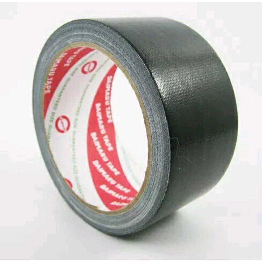 

Lakban Kain Linen Cloth Tape 2" 48mm X 12M Hitam Daimaru
