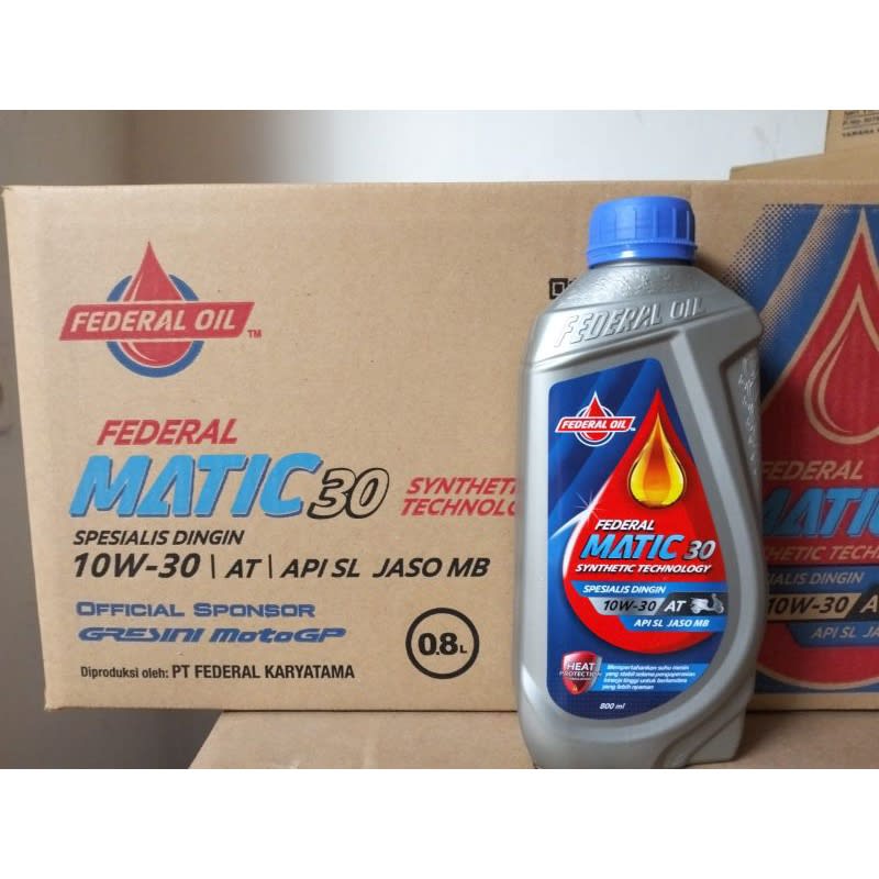 Oli  Federal matic Ecomaxx 800 ml.. 1 dus isi 24 btl