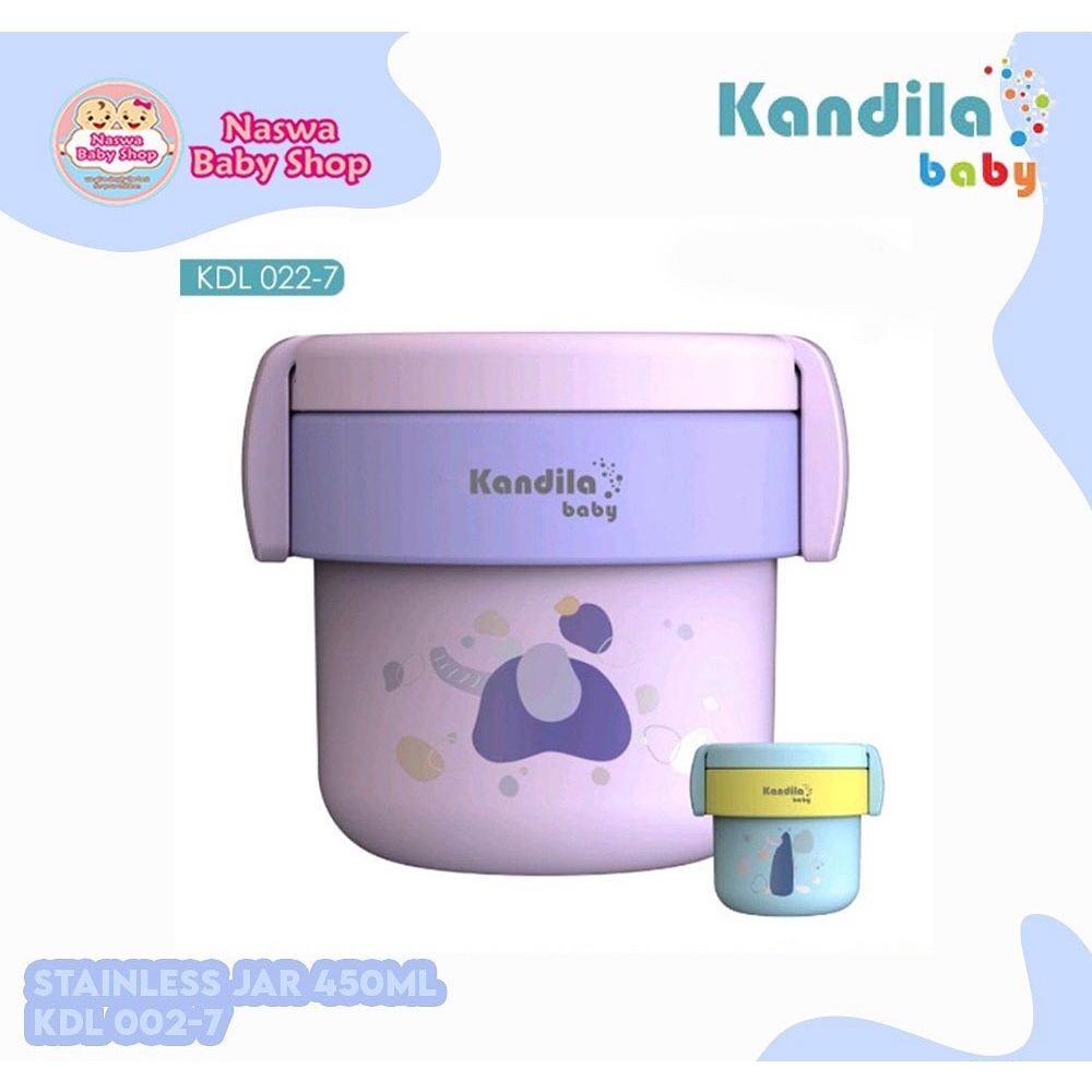 Kandila Baby Stainless Jar Termos Bubur Sup Bayi 450ml KDL022-7