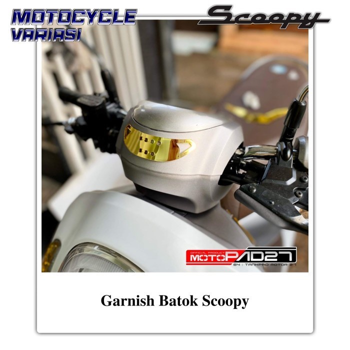 Garnish Batok Scoopy Garnis Scoopy 2022 Garnish Mahkota Scoopy