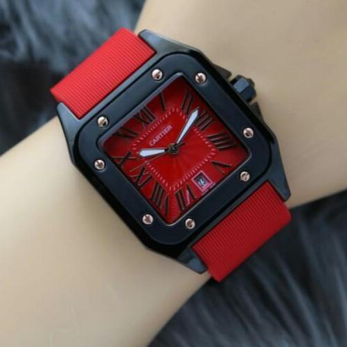 ㅝ jam tangan wanita Cartier rubber polos ring hitam tgl aktf reseller ,3.5cm HOT SALES 2678 ☁