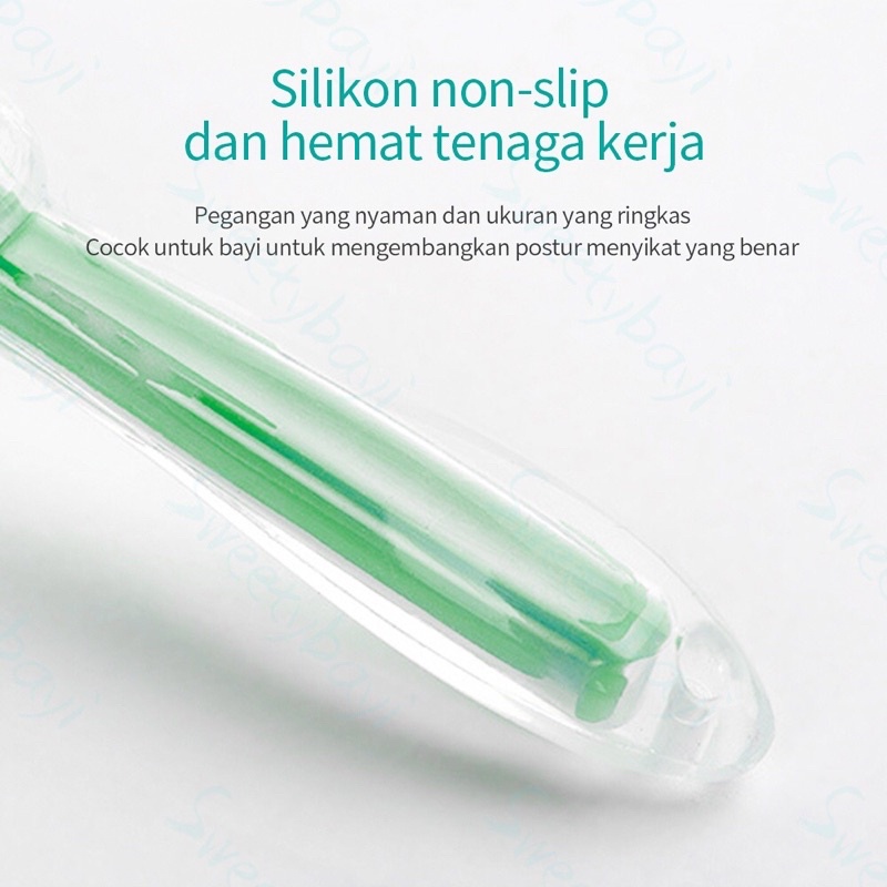 Sikat Gigi Bayi Silicon / baby tooth brush