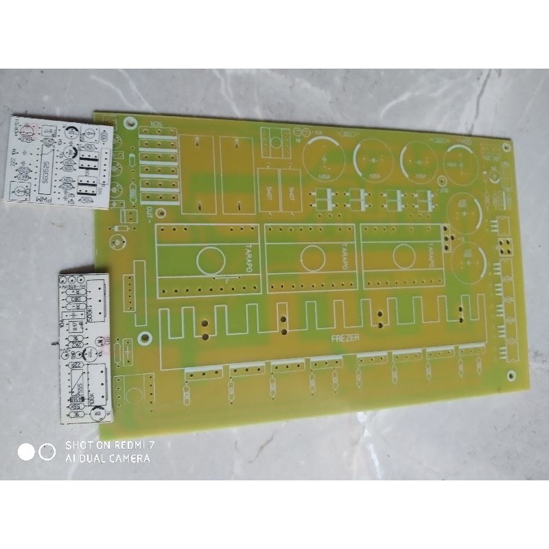 pcb setrum 8 fet dobel trafo