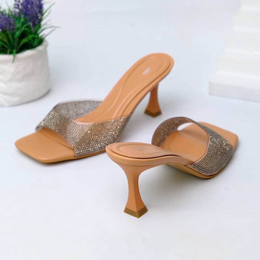 [7.7 Boombastis Sale⚡] - SANDAL WANITA ZS480 SENDAL HEELS PUMP PREMIUM IMPORT