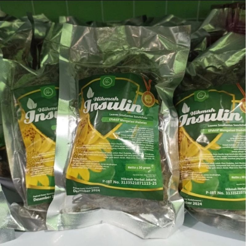 

Teh Insulin Hikmah/Teh Seduh Kesehatan Penurun Diabetes