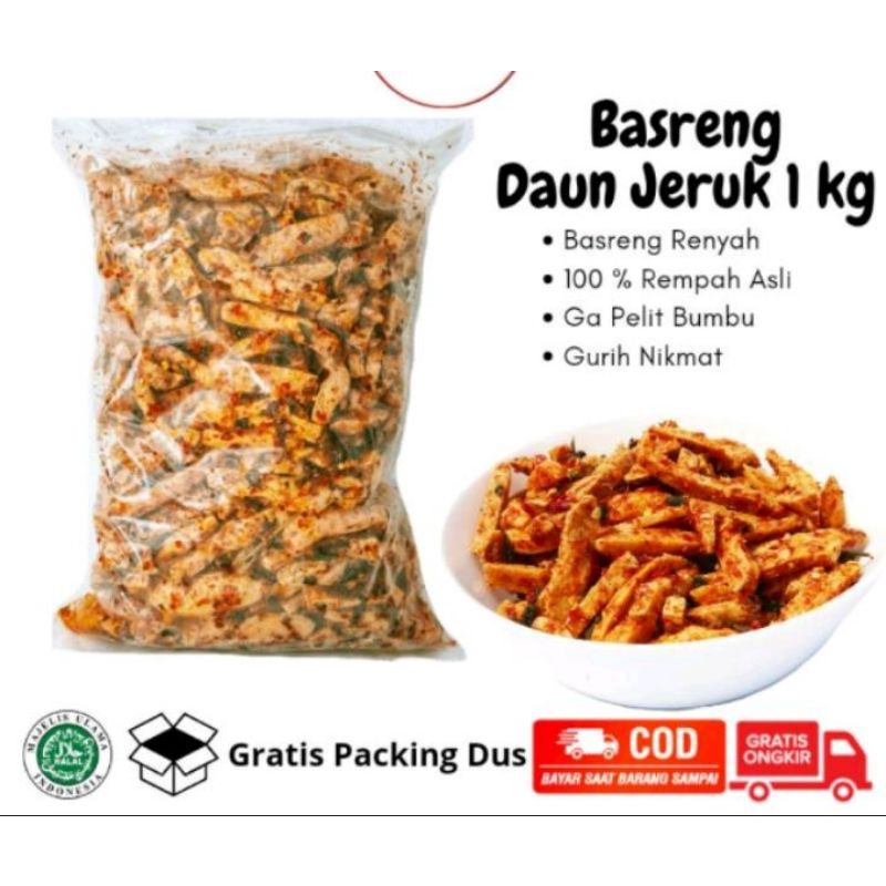 

BASRENG PREMIUM Baso Goreng Pedas daun jeruk rempah 1 kg bikin ndower