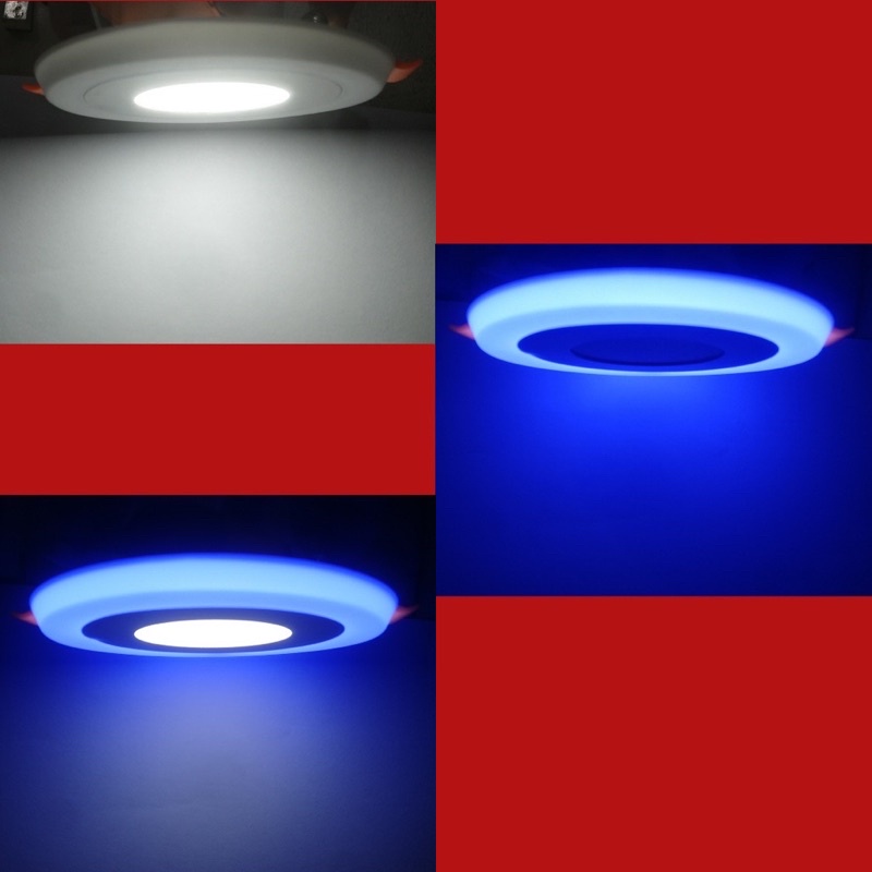 Downlight 2 Warna ACE Lampu led panel bulat / petak 2 Warna Downlight SNI 3+3w 6+3w 12+4w 18+6w