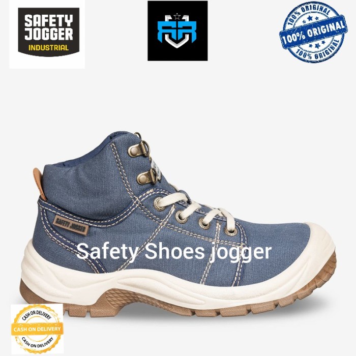 Boots Sepatu Safety Jogger Desert Biru