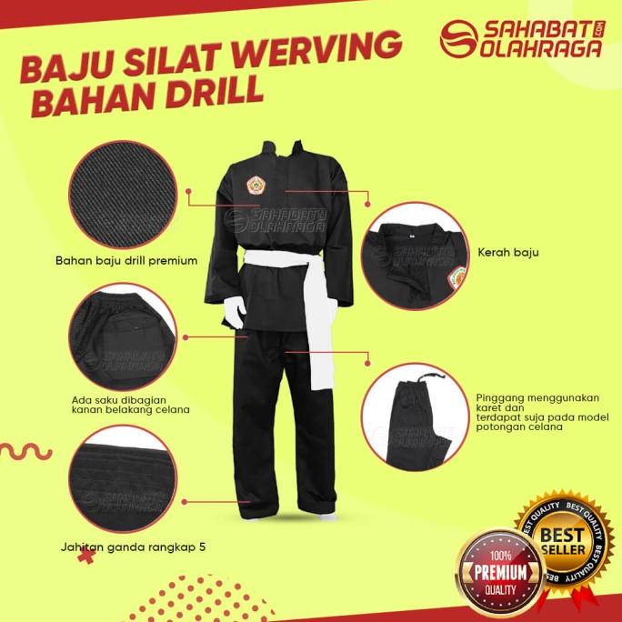 Baju Silat Werving Ultimate Drill / Seragam Silat Werving